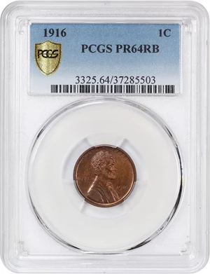image for: 1916 1c PCGS Proof 64 RB