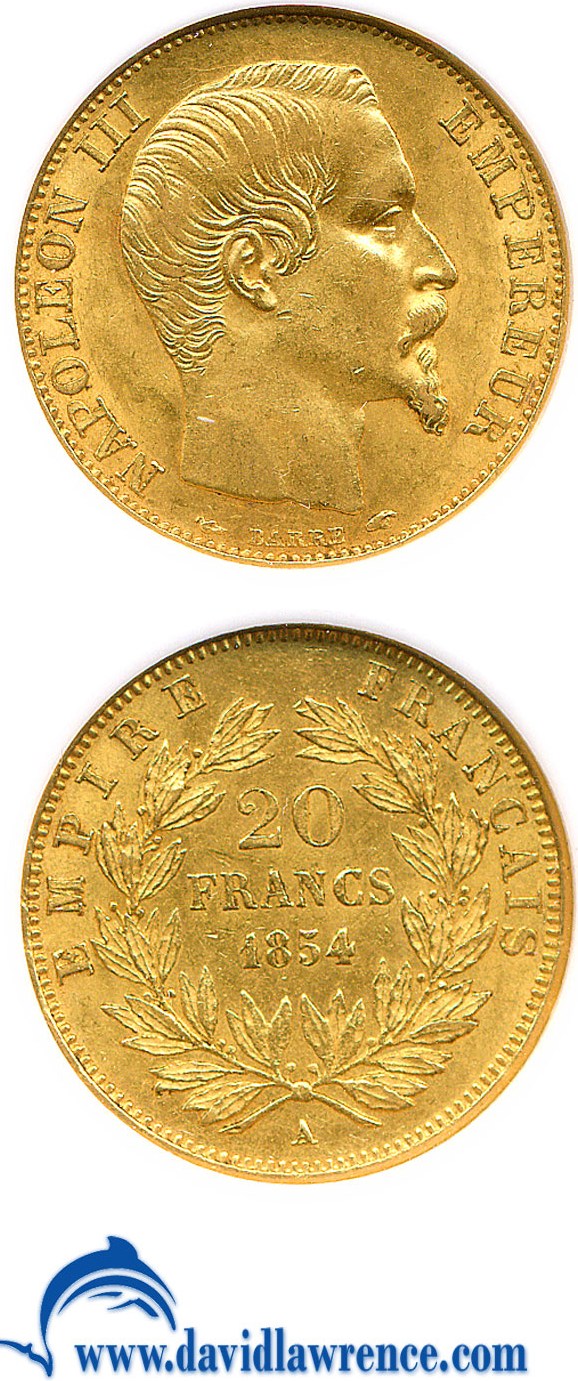 1854-A     20 Fr MS ( KM-781.1) thumbnail 4