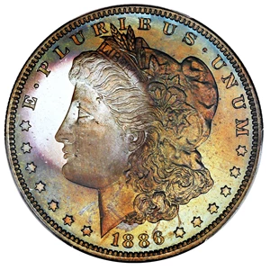 image for: 1886 $1 PCGS Proof 67+