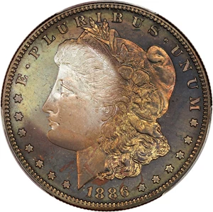 image for: 1886 $1 PCGS Proof 67+