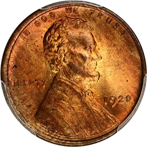 image for: 1920 1c PCGS MS65 RB