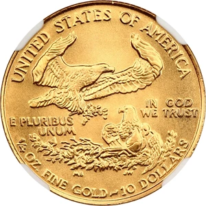 image for: 1987 Gold Eagle $10 NGC MS69