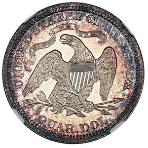 image for: 1868 25c NGC Proof 66 CAM