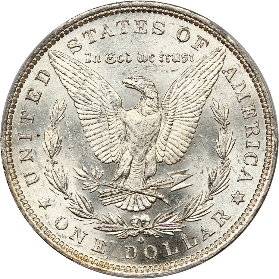 image for: 1881-O $1 PCGS MS63 (VAM-5 So-Called O/S)