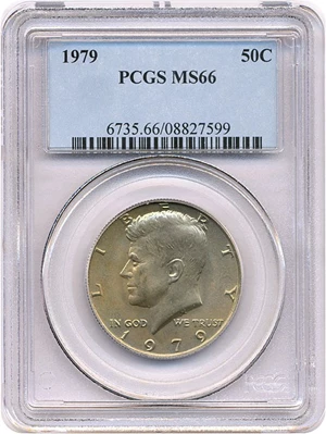 image for: 1979 50c PCGS MS66