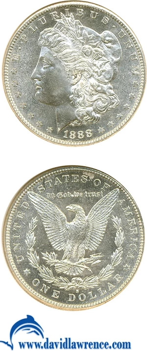 image for: 1888-S $1 NGC MS65 PL