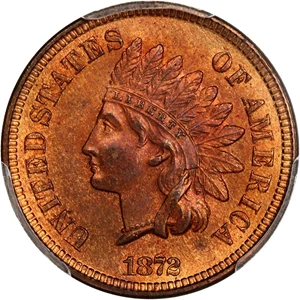 image for: 1872 1c PCGS MS65 RD