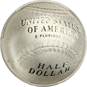 image for: 2014-S Baseball Hall of Fame 50c PCGS Proof 69 DCAM