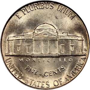image for: 1947-S 5c PCGS MS65 FS