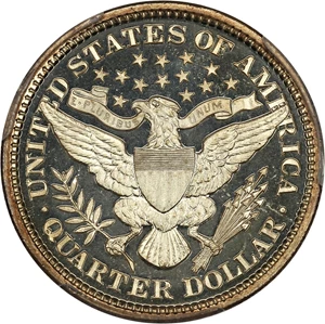 image for: 1898 25c PCGS/CAC Proof 66 DCAM ex: D.L. Hansen Collection