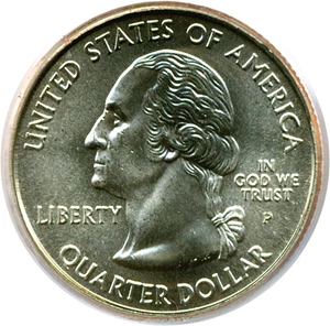 image for: 2001-P 25c Rhode Island PCGS MS66