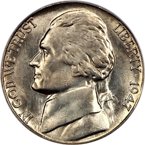 image for: 1947-S 5c PCGS MS65 FS