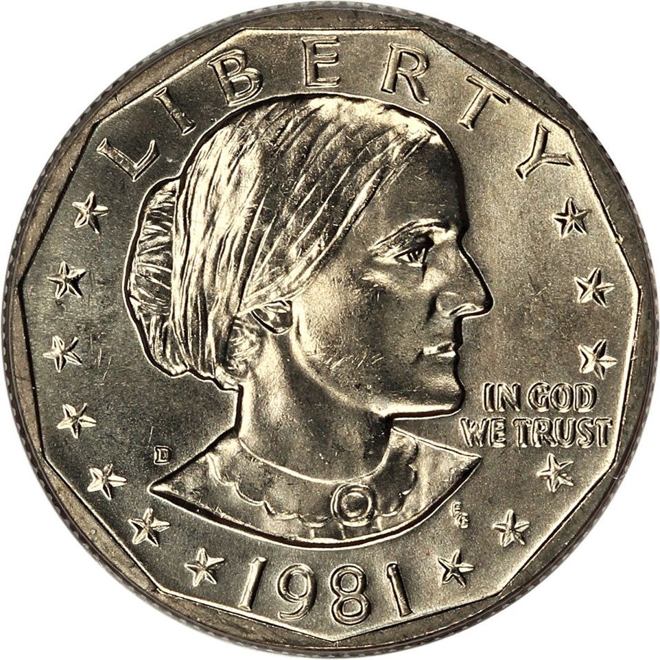 image for: 1981-D SBA $1 PCGS MS66