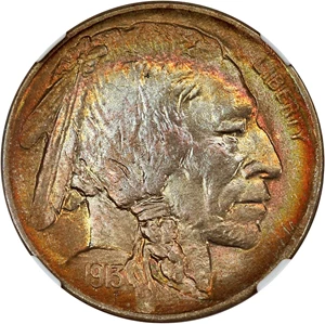 image for: 1913-D 5c NGC MS67+ (Type 1)