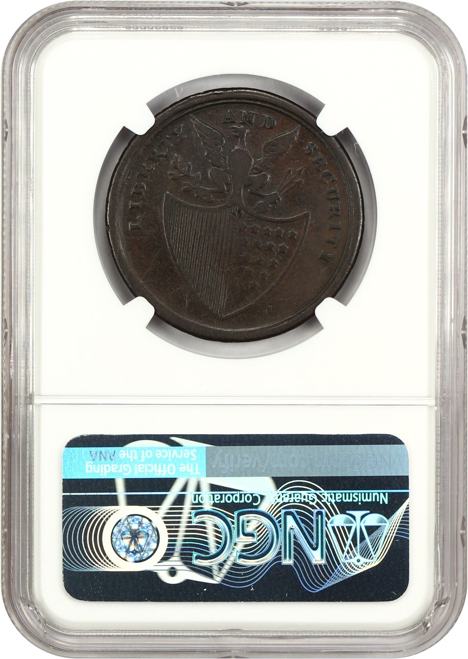 image for: 1795 Washington LIBERTY AND SECURITY Penny NGC VF25 (Asylum Edge)