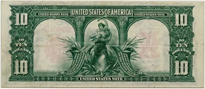 image for: FR. 122 1901 $10 Legal Tender PMG Very Fine 35