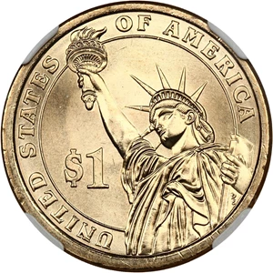 image for: Mint Error: 2007-P George Washington $1 NGC MS65 (Missing Edge Lettering)