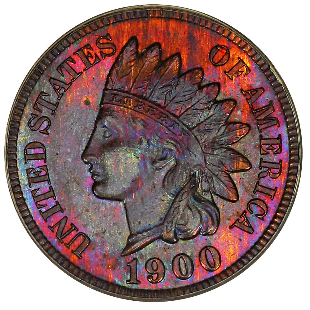 image for: 1900 1c PCGS Proof 64 RB (OGH)