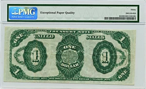 image for: FR. 352 1891 $1 Treasury Note PMG Very Fine 30 EPQ