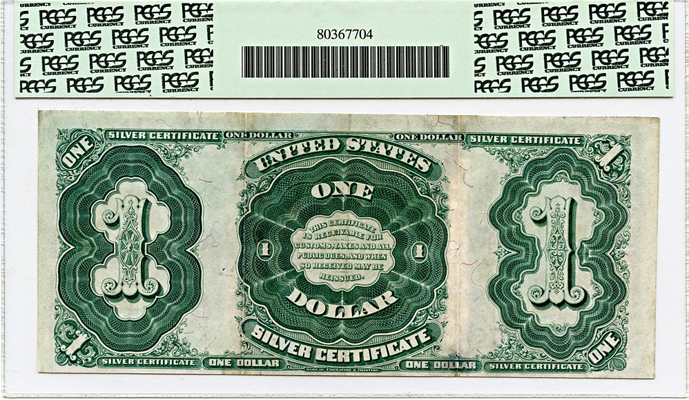 image for: FR. 223 1891 $1 Silver Certificate PCGS Very Fine 35