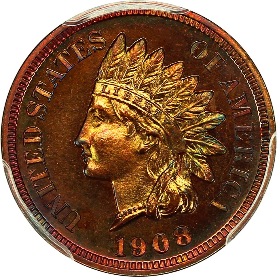 image for: 1908 1c PCGS Proof 66 RB