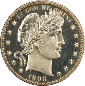 image for: 1898 50c PCGS Proof 64