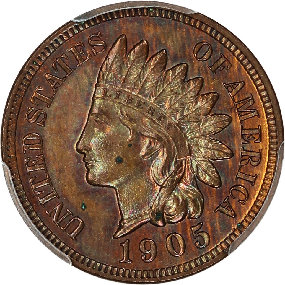 image for: 1905 1c PCGS Proof 63 BN
