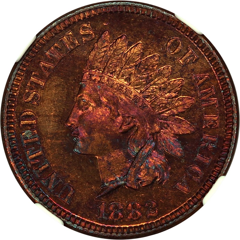 image for: 1882 1c NGC Proof 62 RB