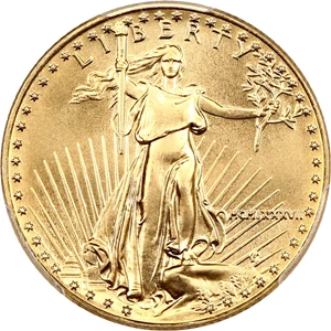 image for: 1987 Gold Eagle $25 PCGS MS69