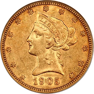 image for: 1905-S $10 PCGS XF40 (OGH)