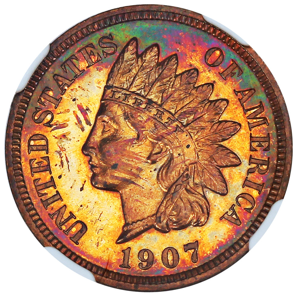 image for: 1907 1c NGC Proof 64 RB