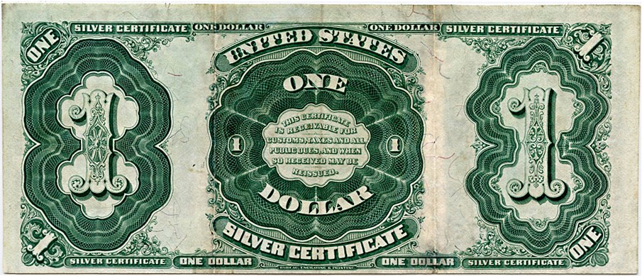 image for: FR. 223 1891 $1 Silver Certificate PCGS Very Fine 35