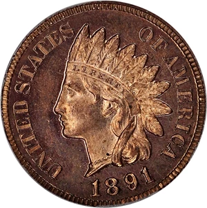image for: 1891 1c PCGS Proof 63 RB
