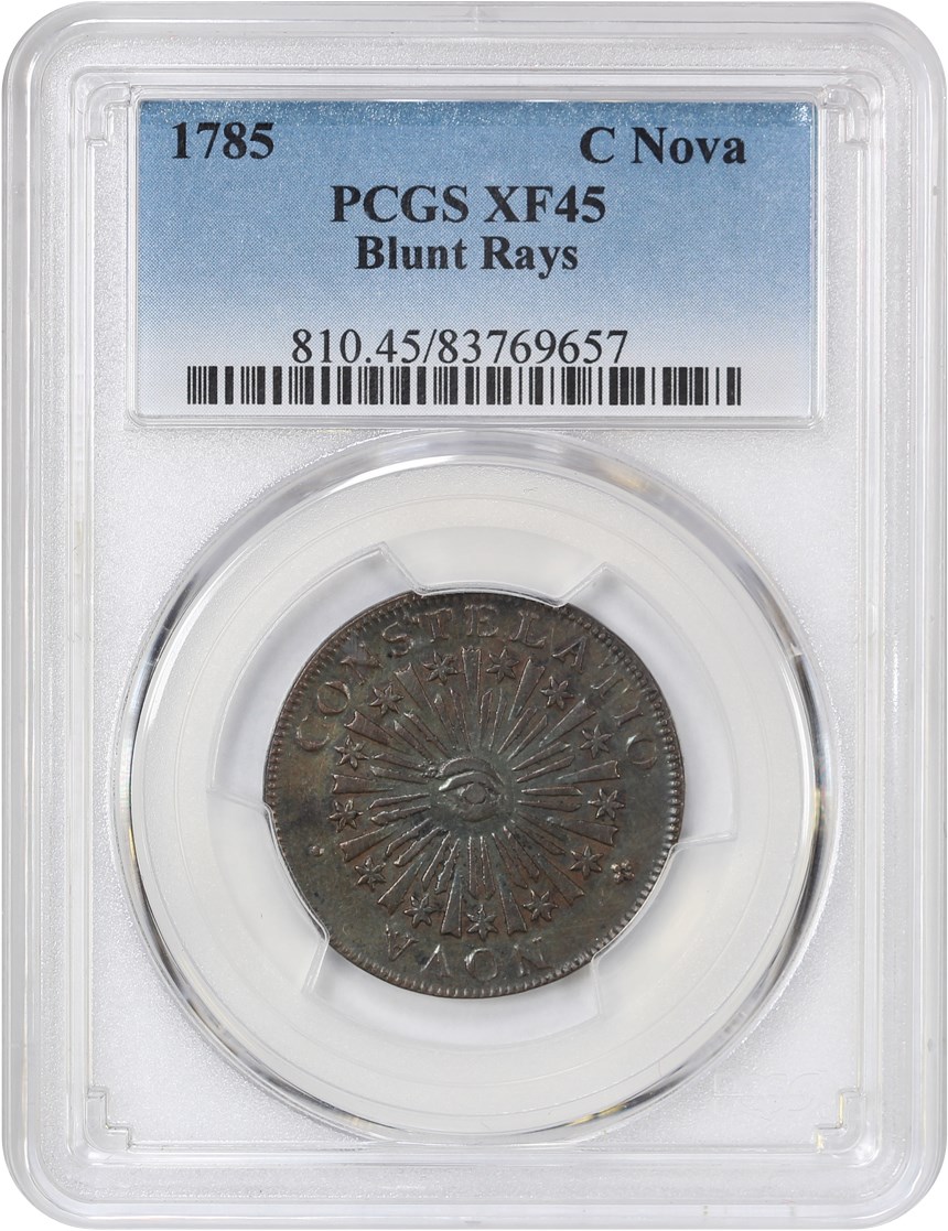 image for: 1785 Nova Constellatio PCGS XF45 (Blunt Rays)