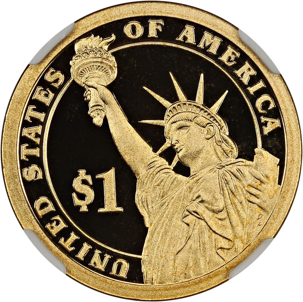 image for: 2010-S Millard Fillmore $1 NGC Proof 69 UCAM