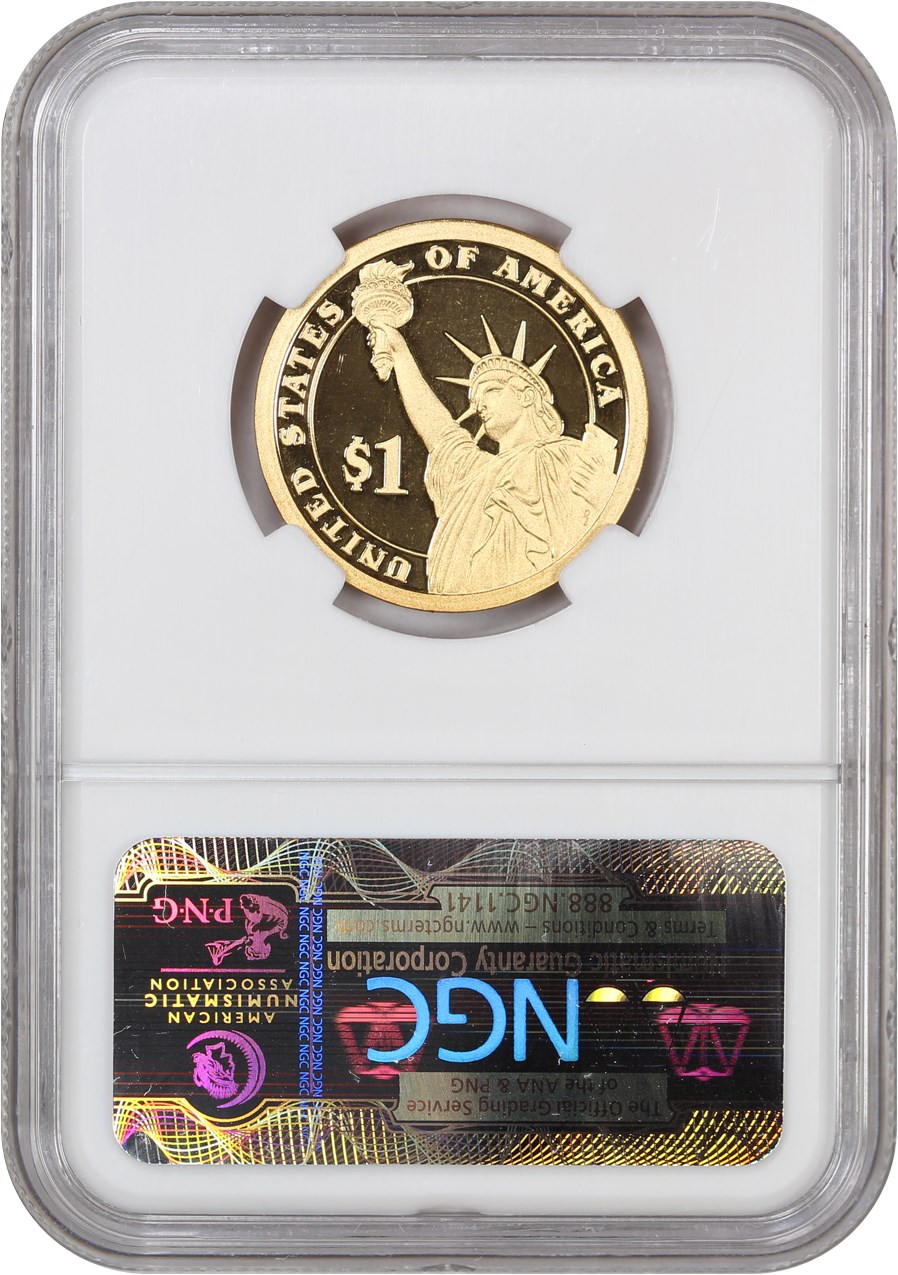 image for: 2010-S Franklin Pierce $1 NGC Proof 69 UCAM