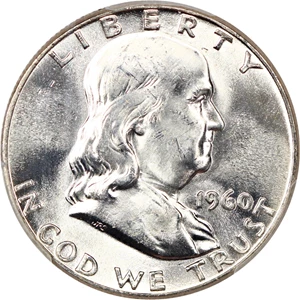 image for: 1960 50c PCGS MS64 FBL