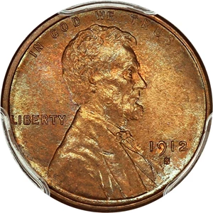 image for: 1912-S 1c PCGS/CAC MS65 RB