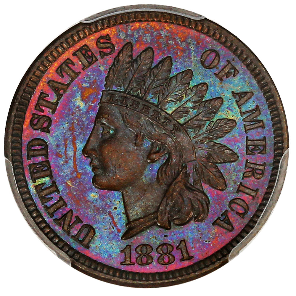 image for: 1881 1c PCGS/CAC Proof 65 BN