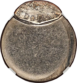 image for: Mint Error: SBA $1 NGC MS64 (Struck 80% Off Center)