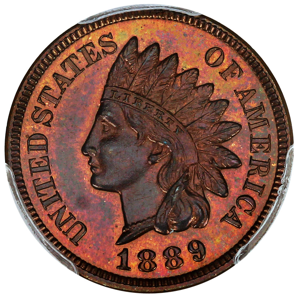image for: 1889 1c PCGS Proof 63 RB