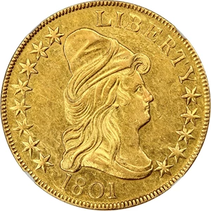 image for: 1801 $10 NGC AU55