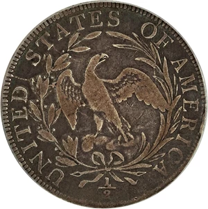image for: 1797 50c PCGS/CAC F15