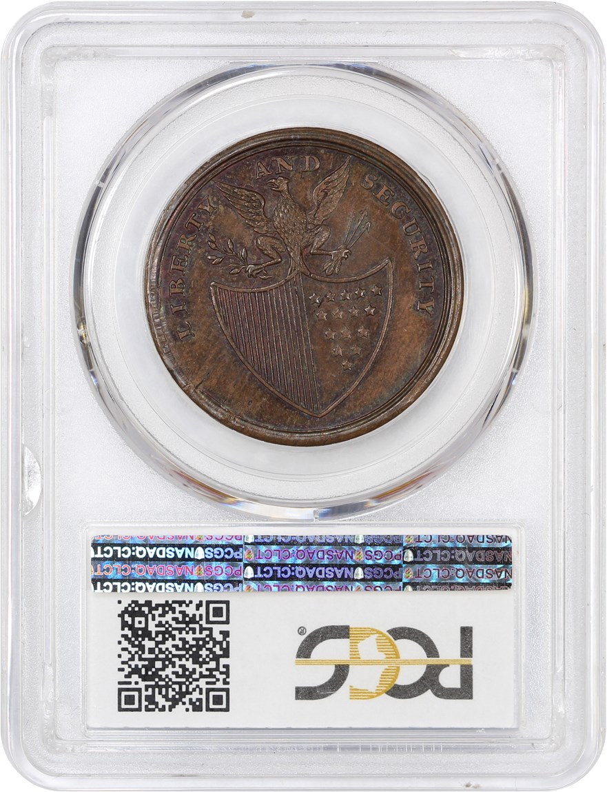 image for: 1795 Washington LIBERTY AND SECURITY Penny PCGS MS64 BN