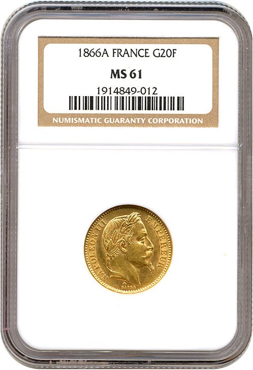 1866-A G20 Fr MS