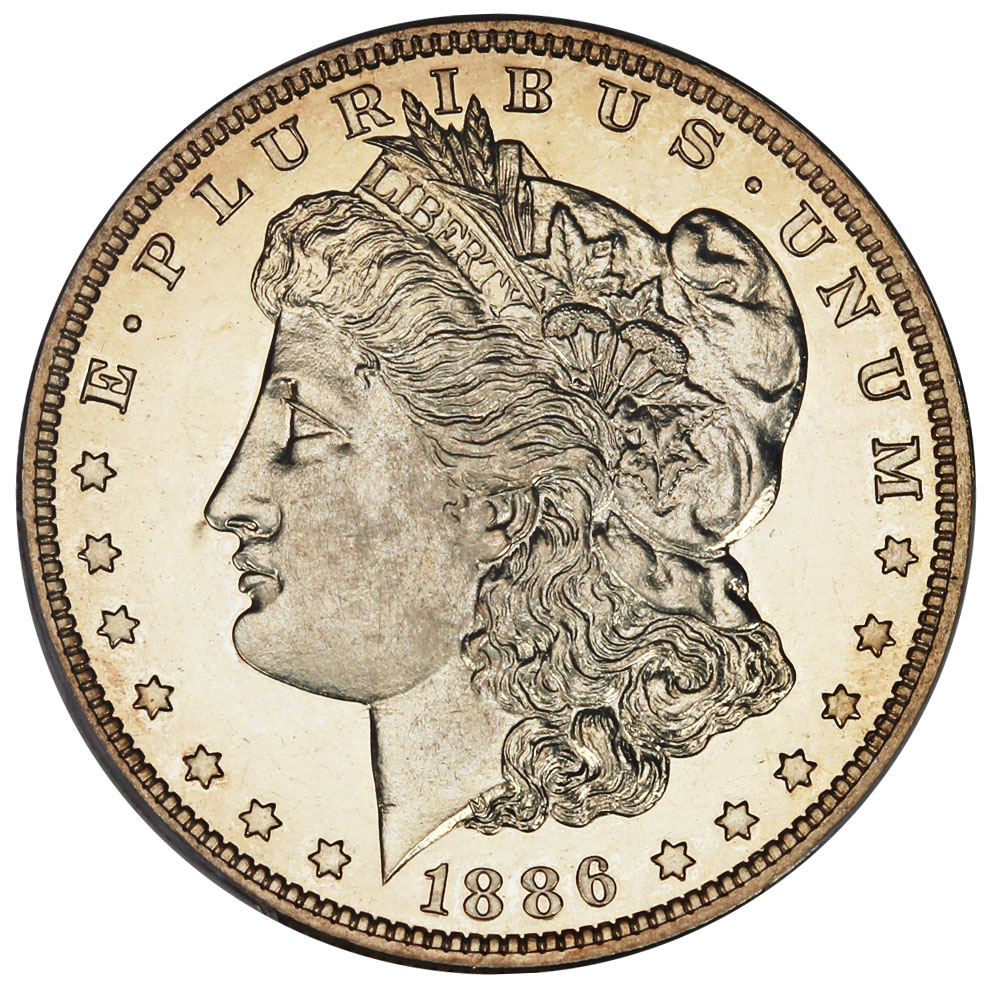 image for: 1886 $1 PCGS Proof 63 CAM ex: D.L. Hansen