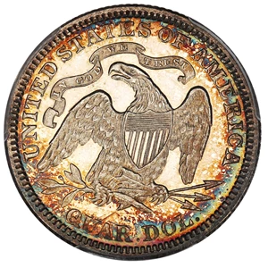 image for: 1889 25c PCGS Proof 62 ex: D.L. Hansen