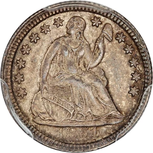 image for: 1851 H10c PCGS/CAC MS64