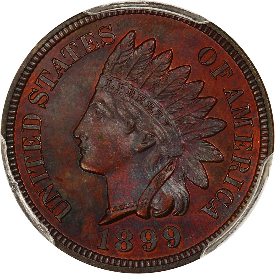 image for: 1899 1c PCGS Proof 64 BN