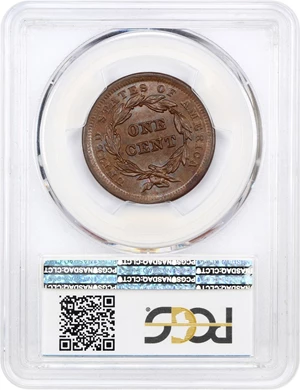 image for: 1842 1c PCGS/CAC MS65 BN (Small Date)